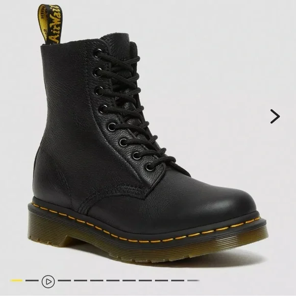 Dr. Marten 1460 Pascal Virginia Leather Lace Up Boots - Picture 5 of 6